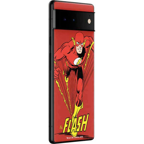 DC Comics The Flash Classic Action Pose Art Google Pixel 6 Pro Skin
